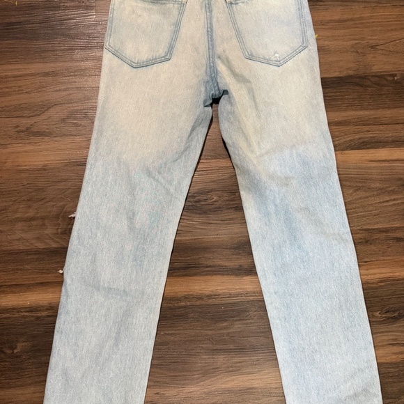 BDG Heavily Distressed Slim Straight High Rise Jeans - Picture 2 of 6